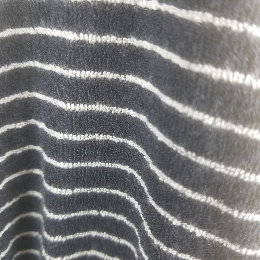 St Johns‎ Bay Swim Womens M Navy Blue White Striped Terry Halter Dress Coverup - Picture 4 of 6